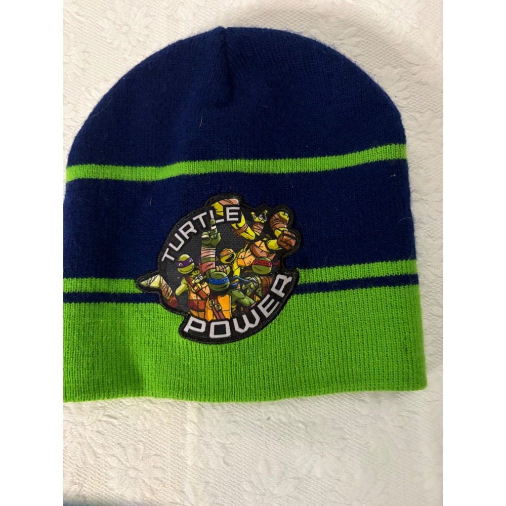 Teenage Mutant Ninja Turtles kidcore indiePop Y2K & 90s Beanie Hat Turtle Power